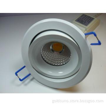 Dimmable 10W COB led down light  with adjustable function